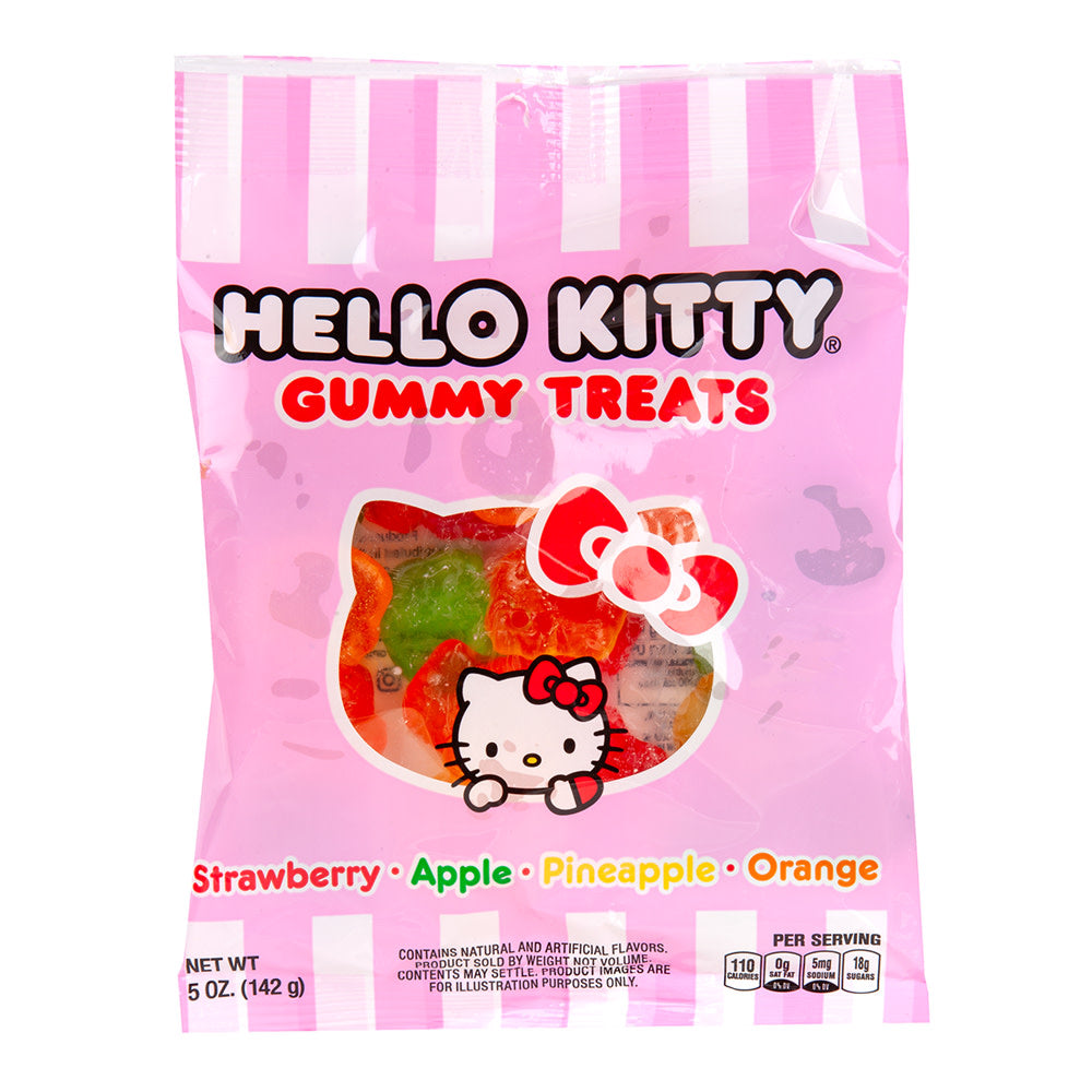 Wholesale Hello Kitty Assorted Gummies 5 Oz Peg Bag- Bulk
