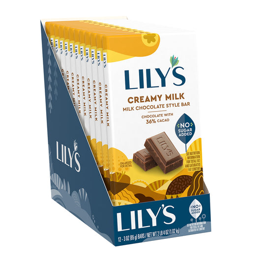 Wholesale Lily'S Creamy Milk Chocolate 36% Bar 3 Oz- Bulk
