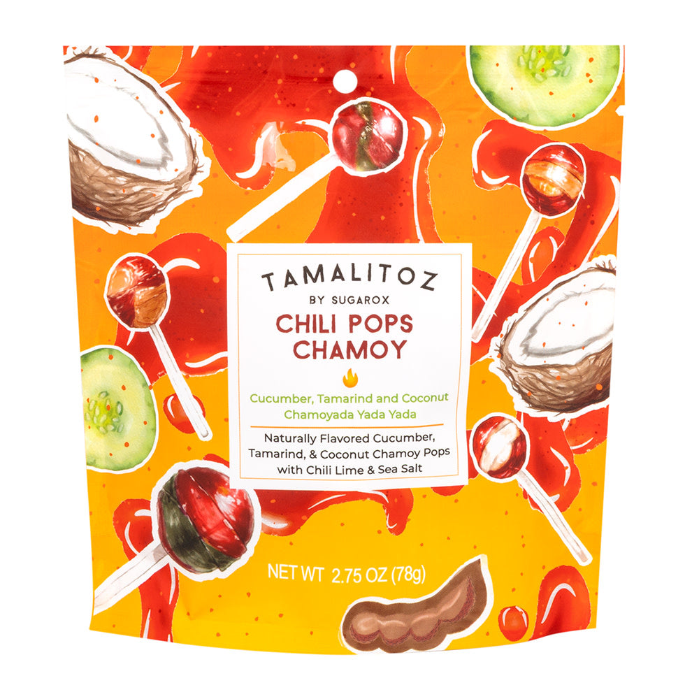 Wholesale Tamalitoz Chilli Pops Chamoy Pouch- Bulk