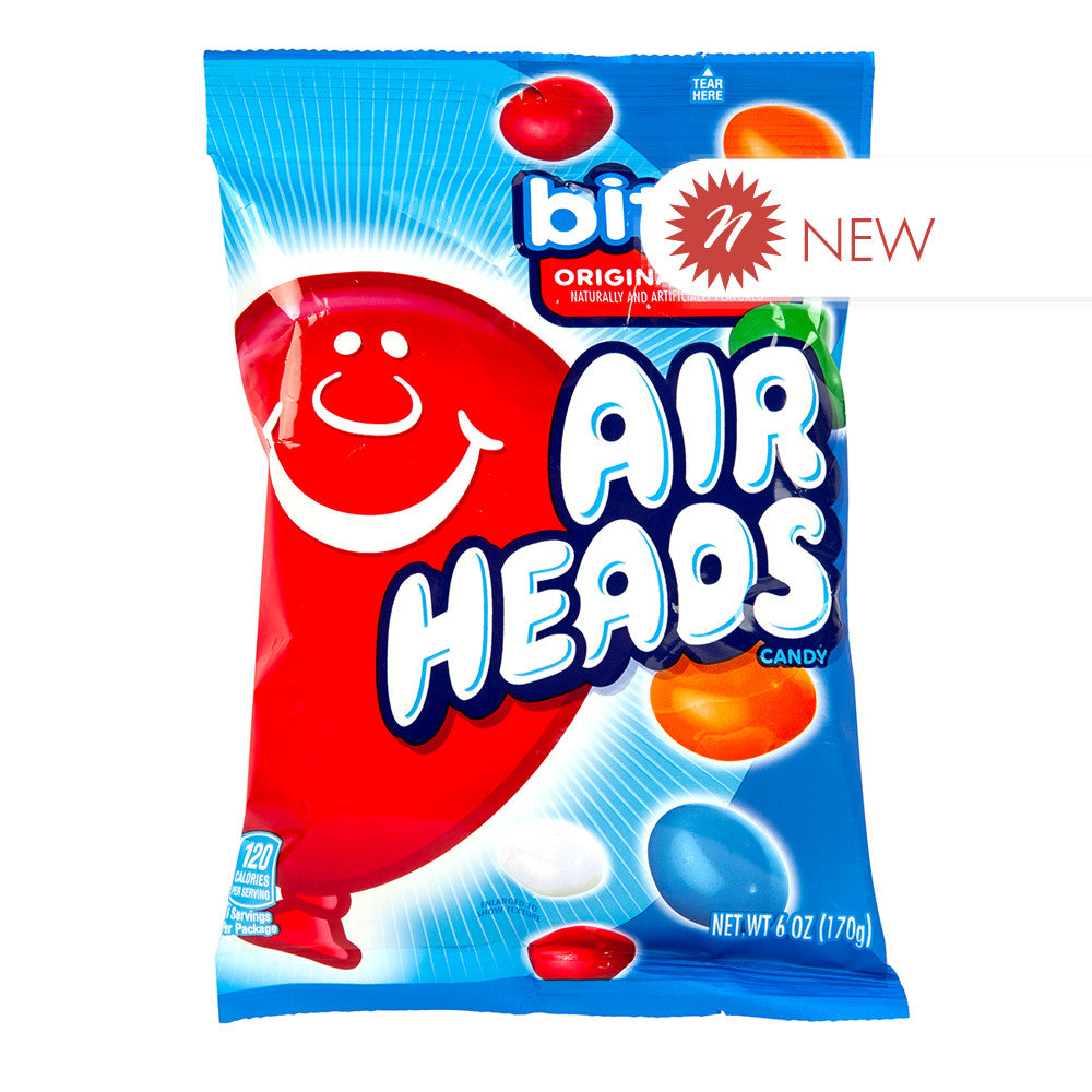 Wholesale Airheads Original Fruit Bites 6 Oz Peg Bag- Bulk