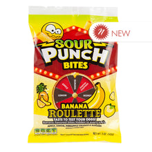 Wholesale Sour Punch - Bites - Banana Roulette - Peg- Bulk