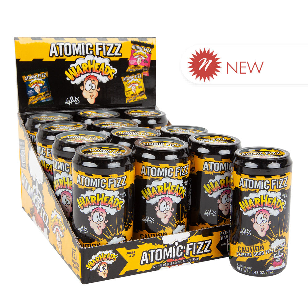 Wholesale Warheads - Atomic Fizz - Can 1.48Oz- Bulk