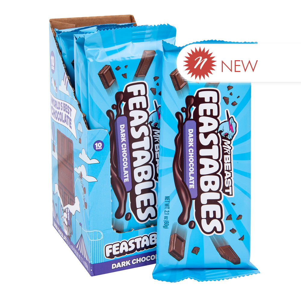 Wholesale Mr Beast Feastables Bar Dark Chocolate 2.1 Oz- Bulk