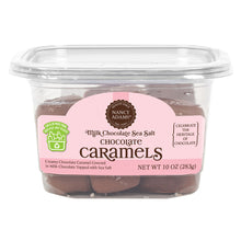 Wholesale Nancy Adams Milk Chocolate Sea Salt Chocolate Caramels 10 Oz Tub- Bulk