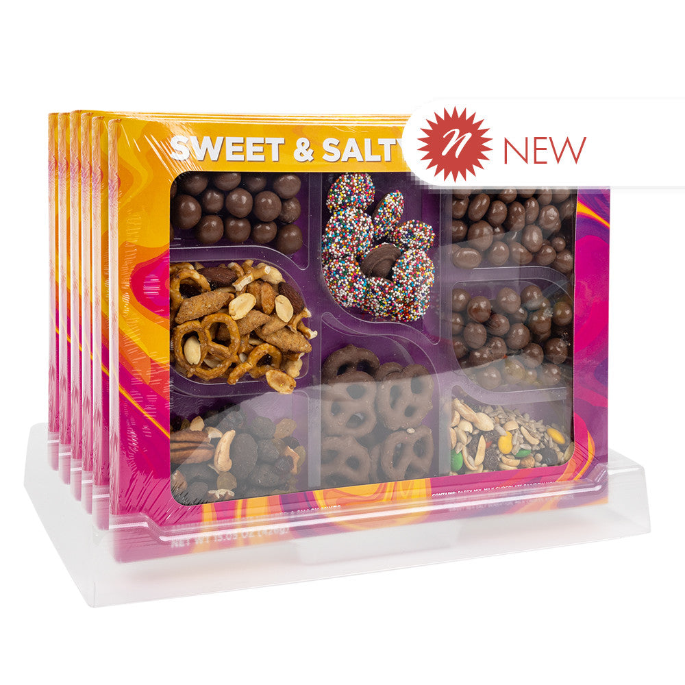Wholesale BoxNCase Sweet & Salty Snacks Charcuterie Board 14.35 Oz Box- Bulk