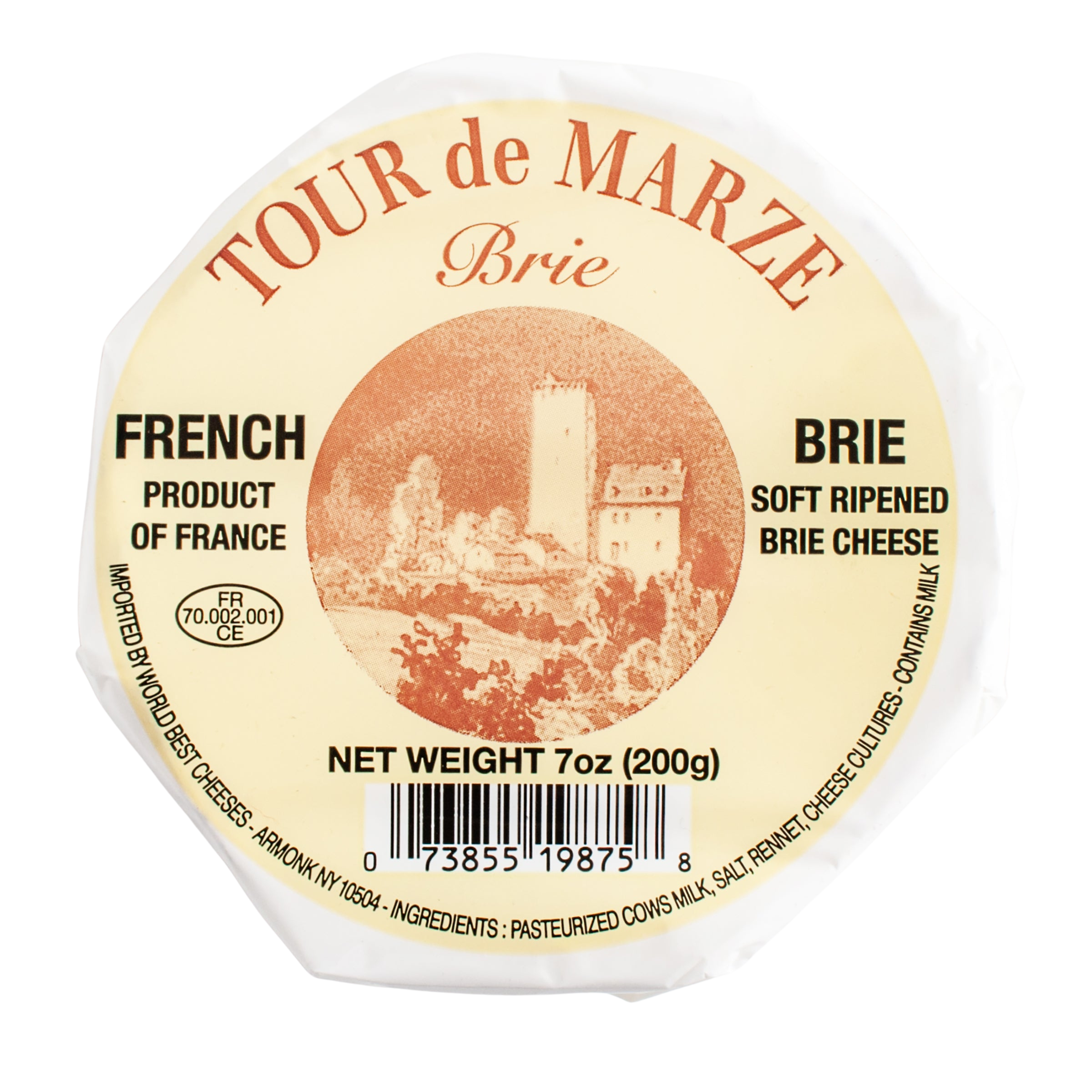 Wholesale Tour de Marze Soft Ripened Brie Cheese 7 oz-12ct Case Bulk