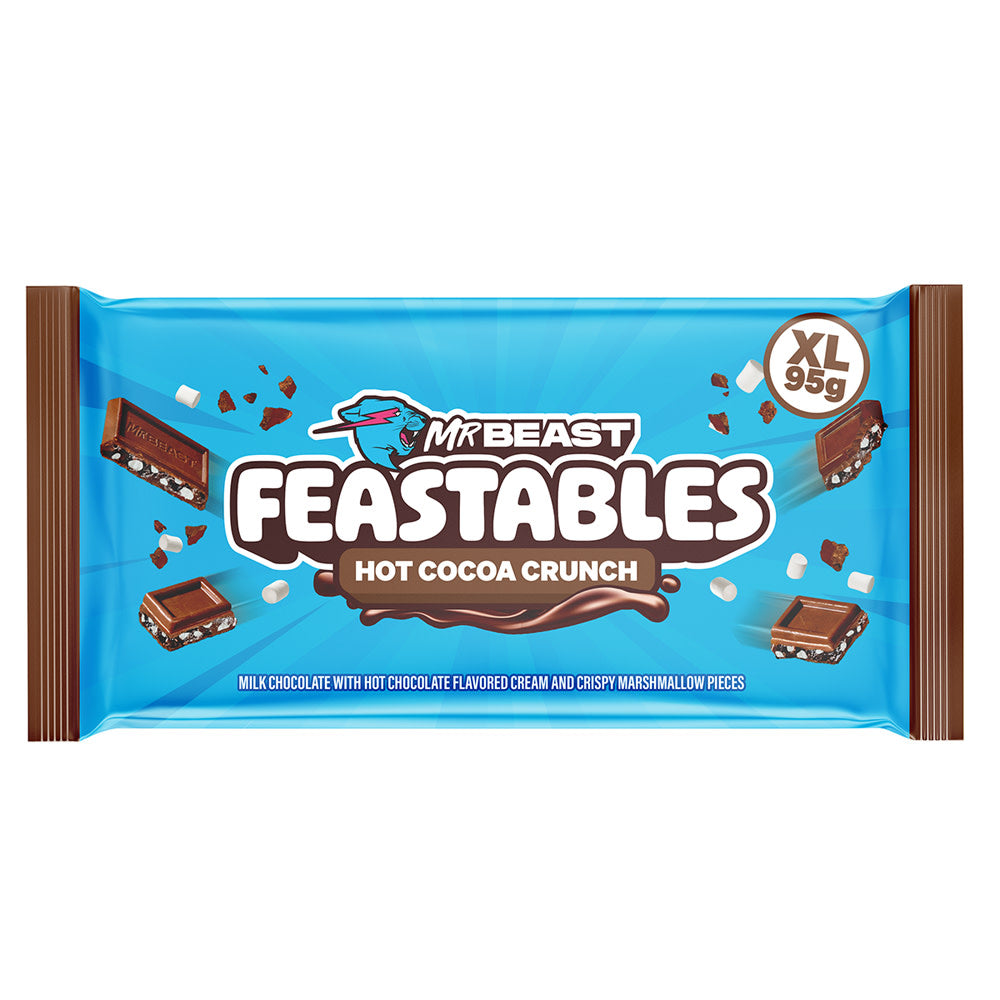 Wholesale Feastables Hot Cocoa Crunch Xl Bar 3.35 Oz- Bulk