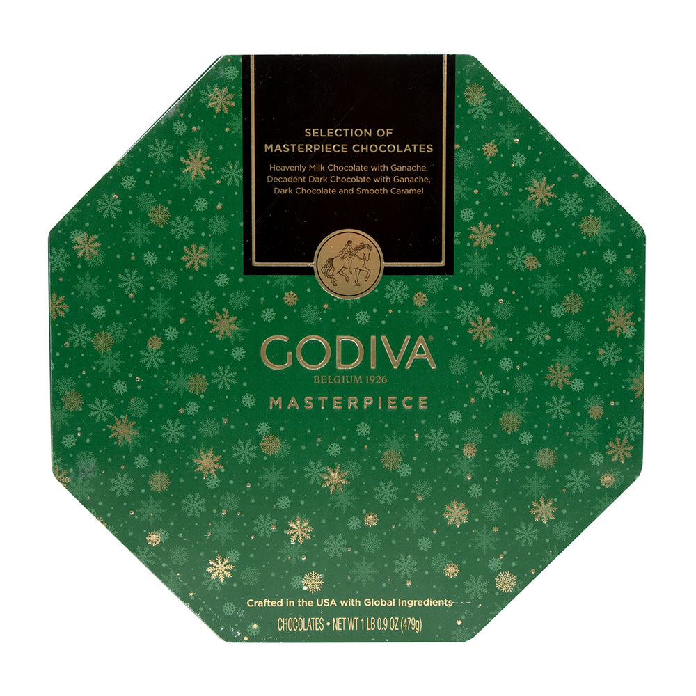 Wholesale Godiva Masterpiece Holiday 50 Piece Tin- Bulk