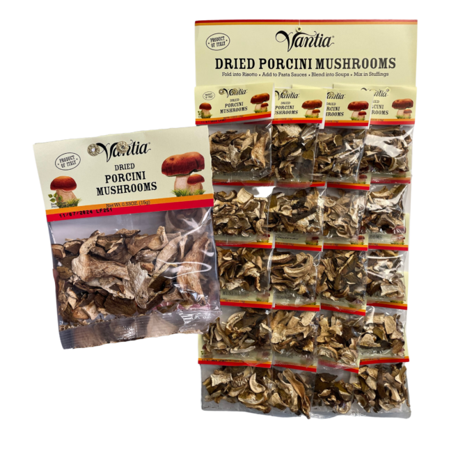 Vantia Dried Porcini Mushrooms Card 20