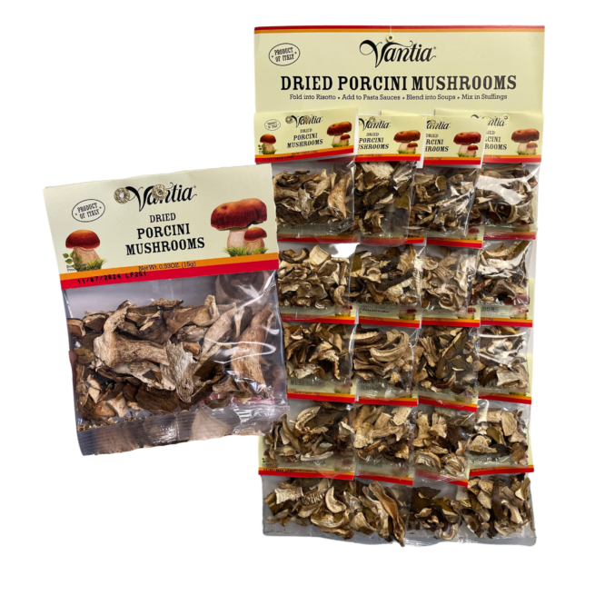 Wholesale Vantia Mushrooms Dried Card 0.45 oz- Bulk