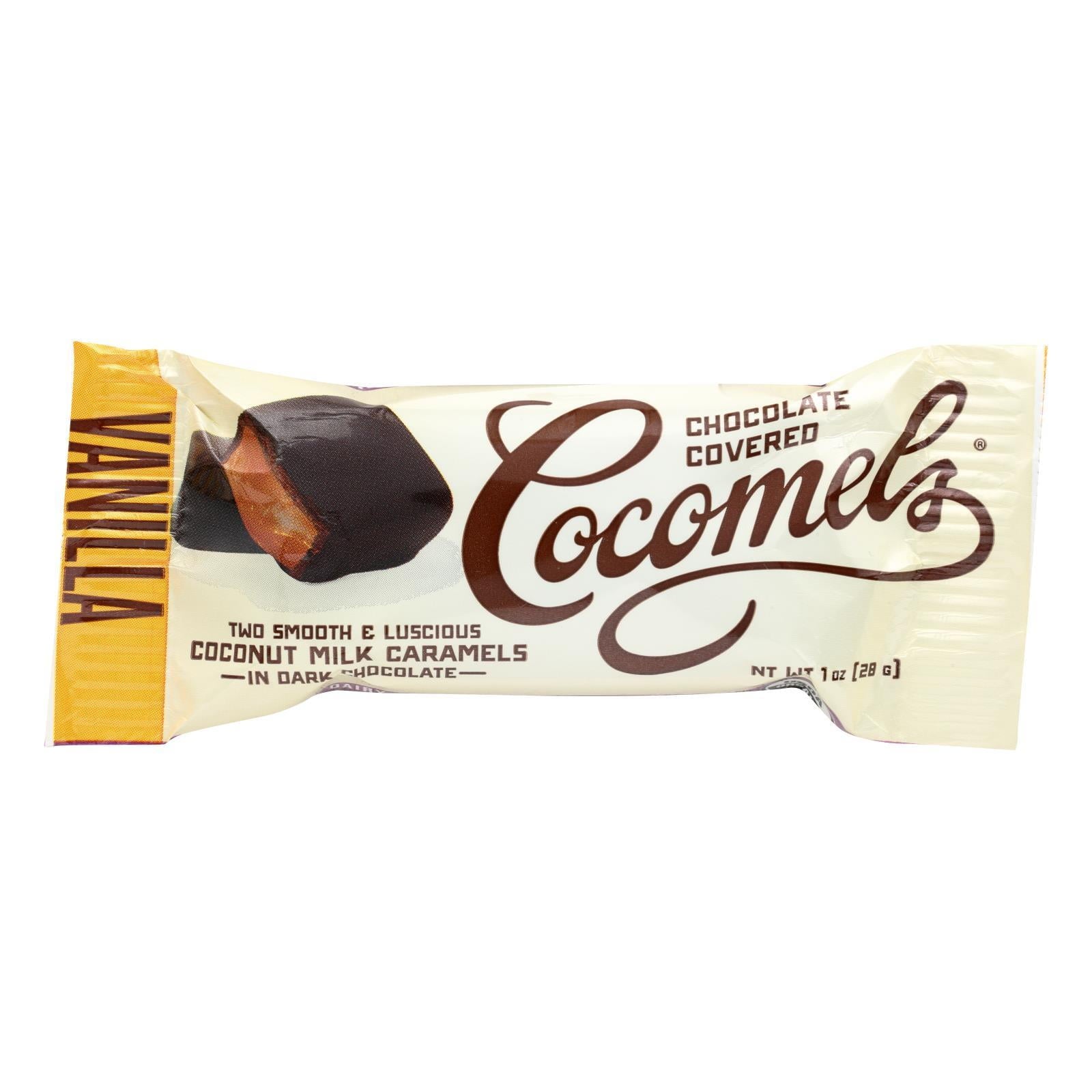 Cocomels Dark Chocolate Covered Vanilla Cocomels 1 Oz Pouch
