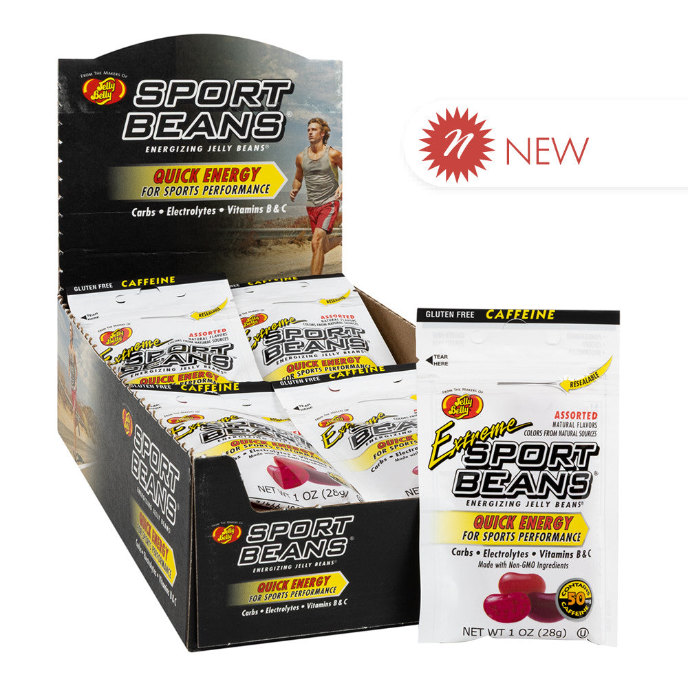 Wholesale Jelly Belly Sport Beans Extreme Assorted 1 Oz Bags- Bulk