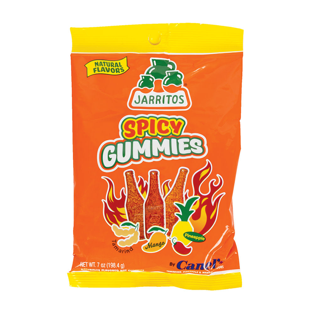 Wholesale Jarritos Spicy Gummies 7 Oz Peg Bag- Bulk
