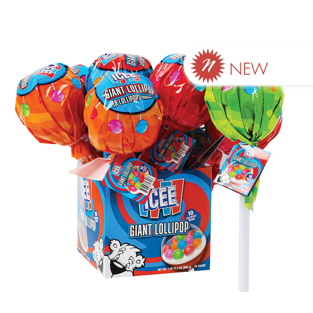Wholesale Icee Giant Lollipop 2.8 Oz- Bulk