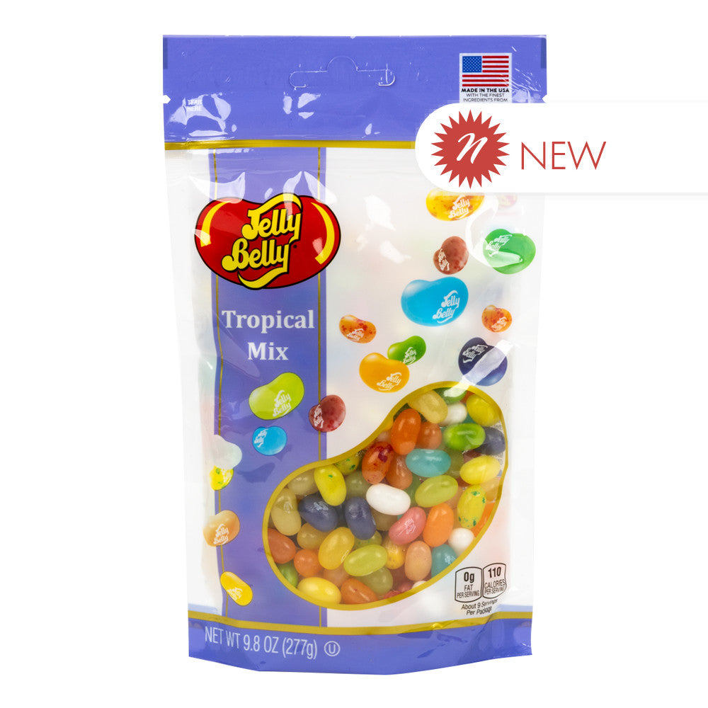 Wholesale Jelly Belly Tropical Mix 9.8 Oz Pouch- Bulk