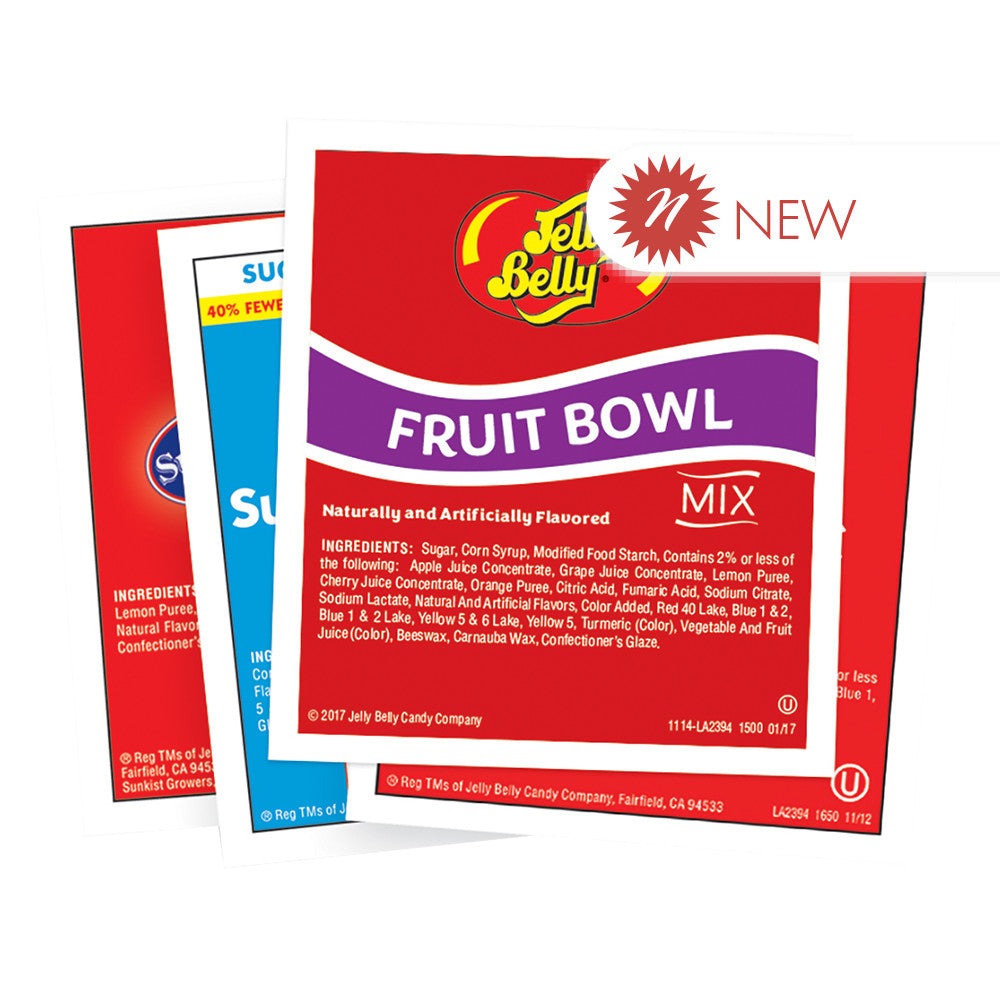 Wholesale Jelly Belly Bulk Bin Ingredient Labels- Bulk