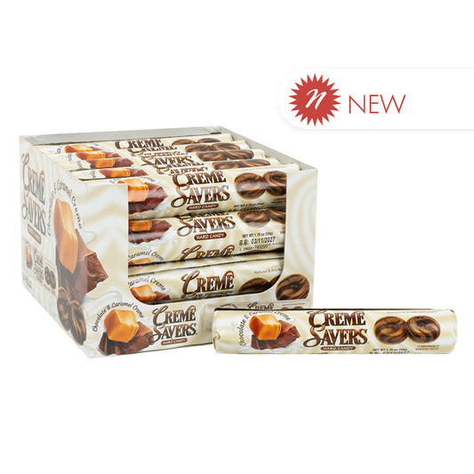 Wholesale Creme Savers - Chocolate & Caramel Rolls - 1.76Oz- Bulk