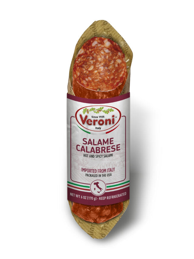 Wholesale Veroni Calabrese Salame 6 oz- Bulk
