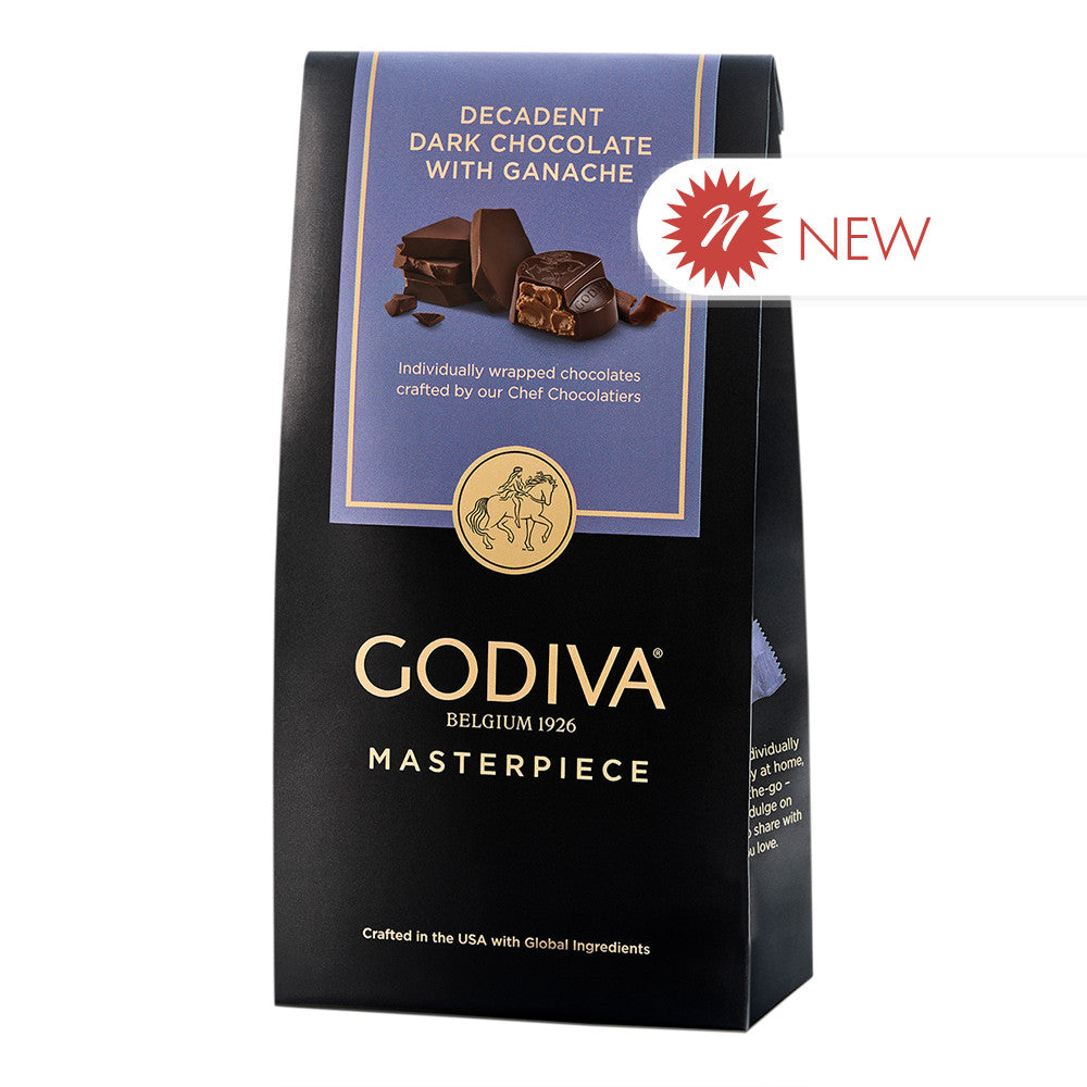 Wholesale Godiva Masterpiece Dark Chocolate With Ganache 4.1 Oz Bag- Bulk