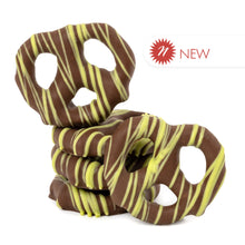 Wholesale BoxNCase Mini Pretzels Milk Chocolatey Pistachio Drizzled- Bulk