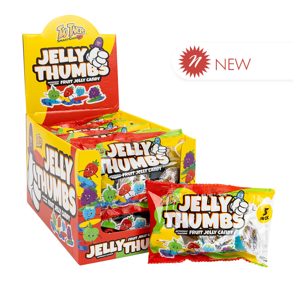 Wholesale Too Tarts Jelly Thumbs 2.6 Oz Bag- Bulk