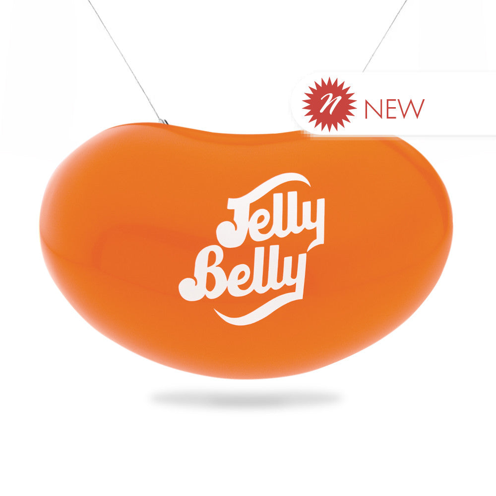 Wholesale Jelly Belly - 15In 3D Hanging Bean - Orange - Pk1- Bulk
