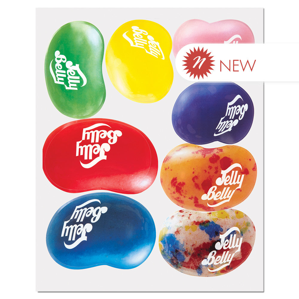 Wholesale Jelly Belly - 3D Bean Decal Sheets- Bulk
