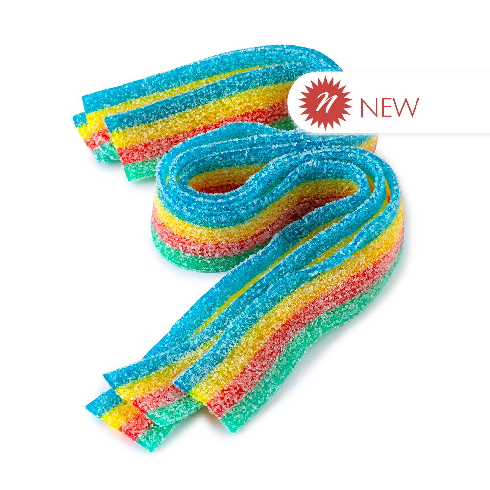 Wholesale Sour Power Quattro Rainbow Sour Belts- Bulk