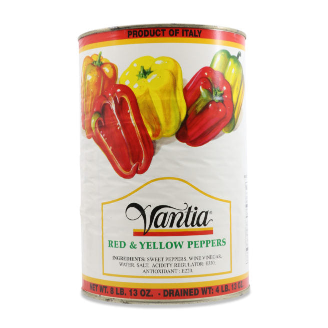 Wholesale Vantia Red & Yellow Peppers 77 OZ-3ct Case Bulk