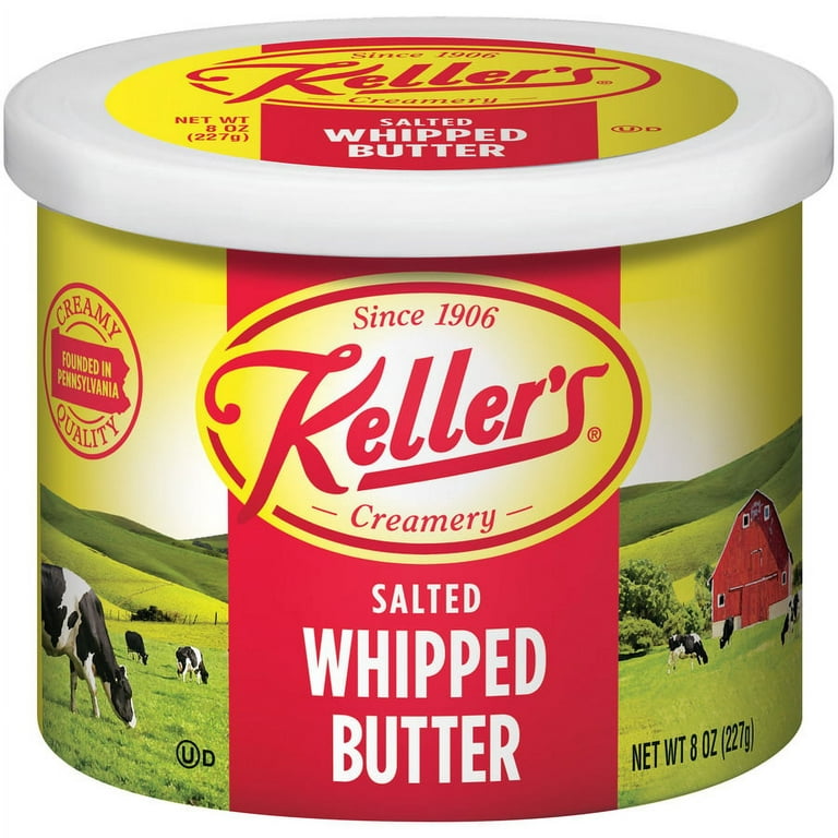Wholesale Kellers Eur Butter Wrapped Salted 8 oz- Bulk