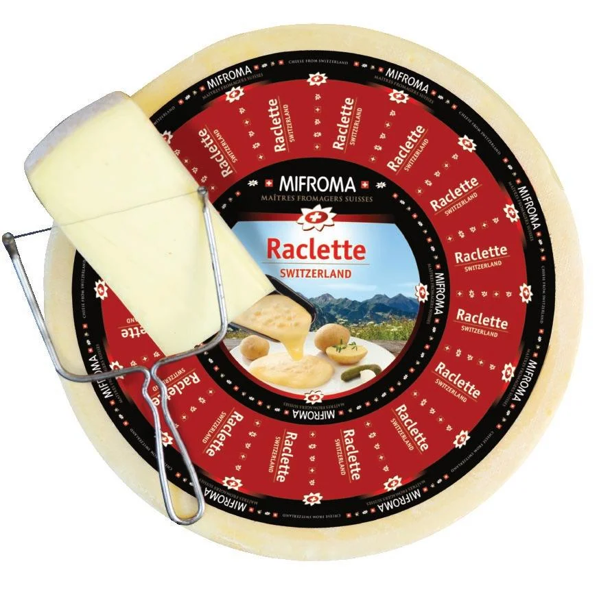 Raclette Mifroma Full Wheel Cheese from Switzerland 15.4lb