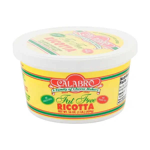 Wholesale Calabro Ricotta Fat Free 16 oz-12ct Case Bulk