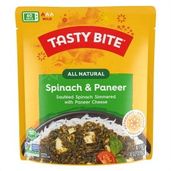 Tasty Bite Kashmir Spinach & Paneer 10 Oz Bag