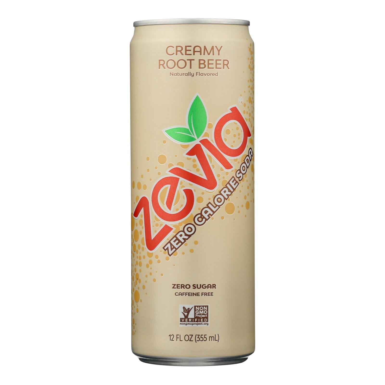 Zevia Creamy Root Bee Soda 12 Fl Oz