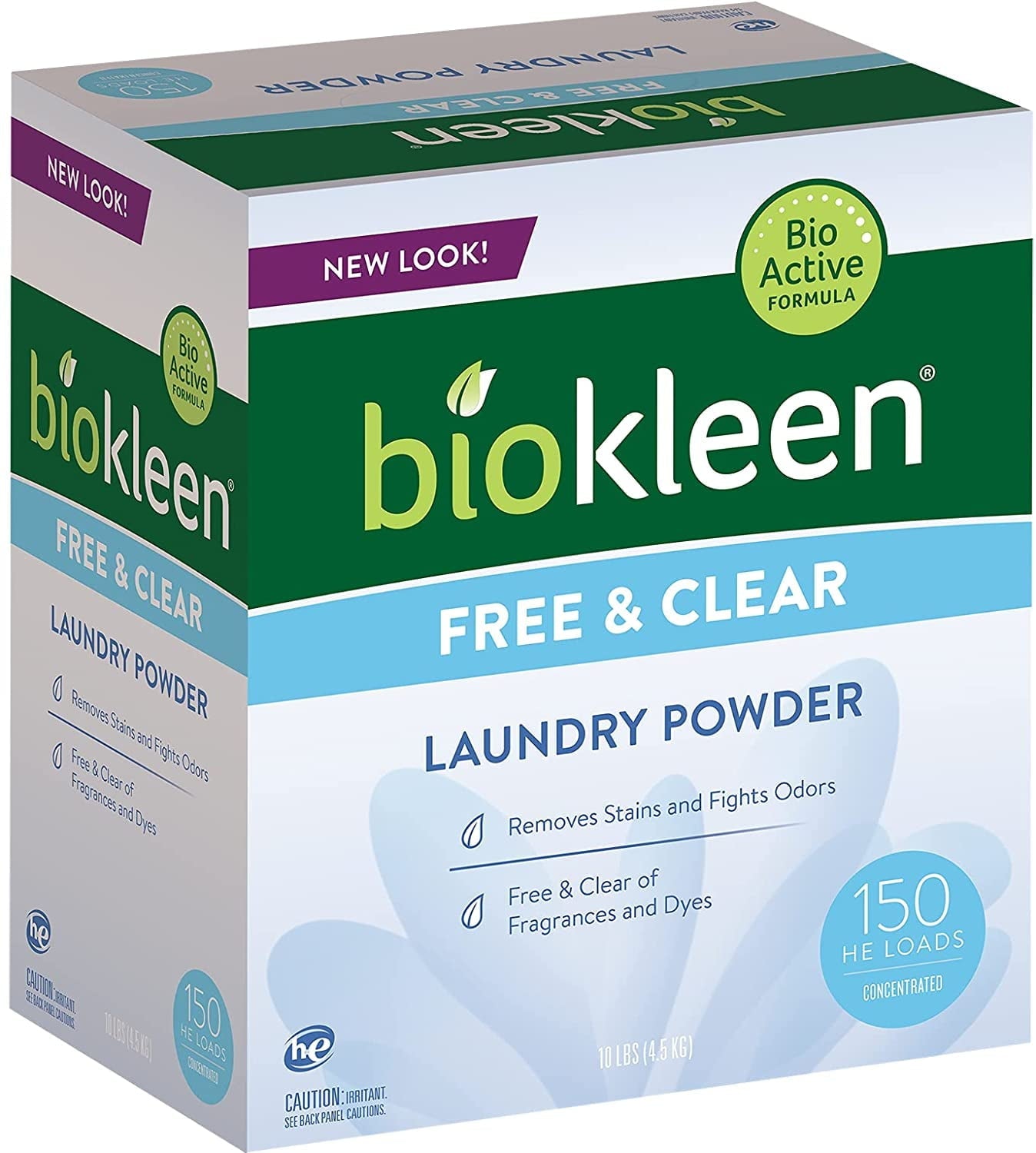 Biokleen Laundry Powder Free & Clear 10 lb Box