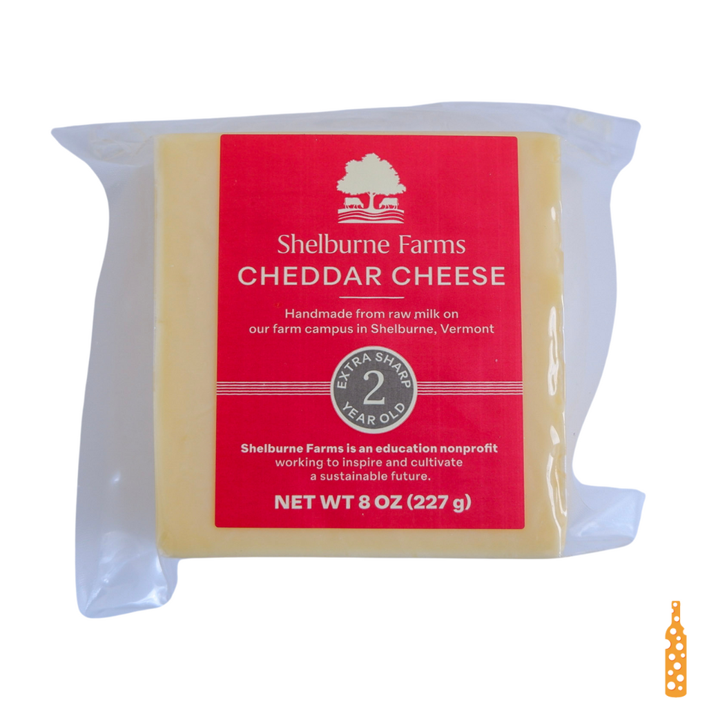 Shelburne Farms 2 Year Extra Sharp Cheddar Cheese 8oz 12ct