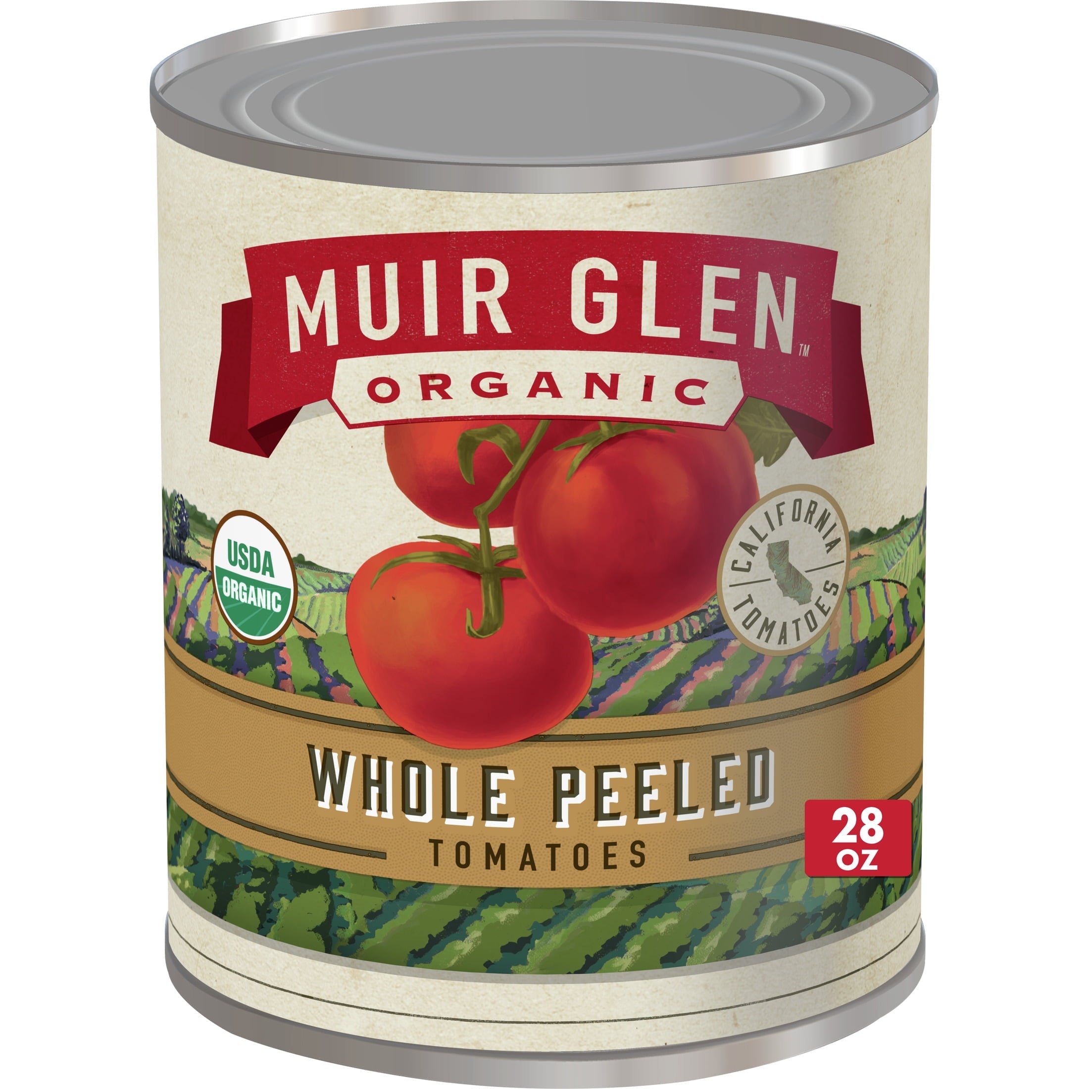 Muir Glen Organic Whole Peeled Tomatoes 28 Oz