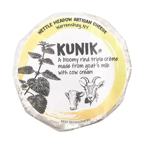Nettle Meadow Artisan Cheese Mini Kunik Brie 3.5oz 9ct