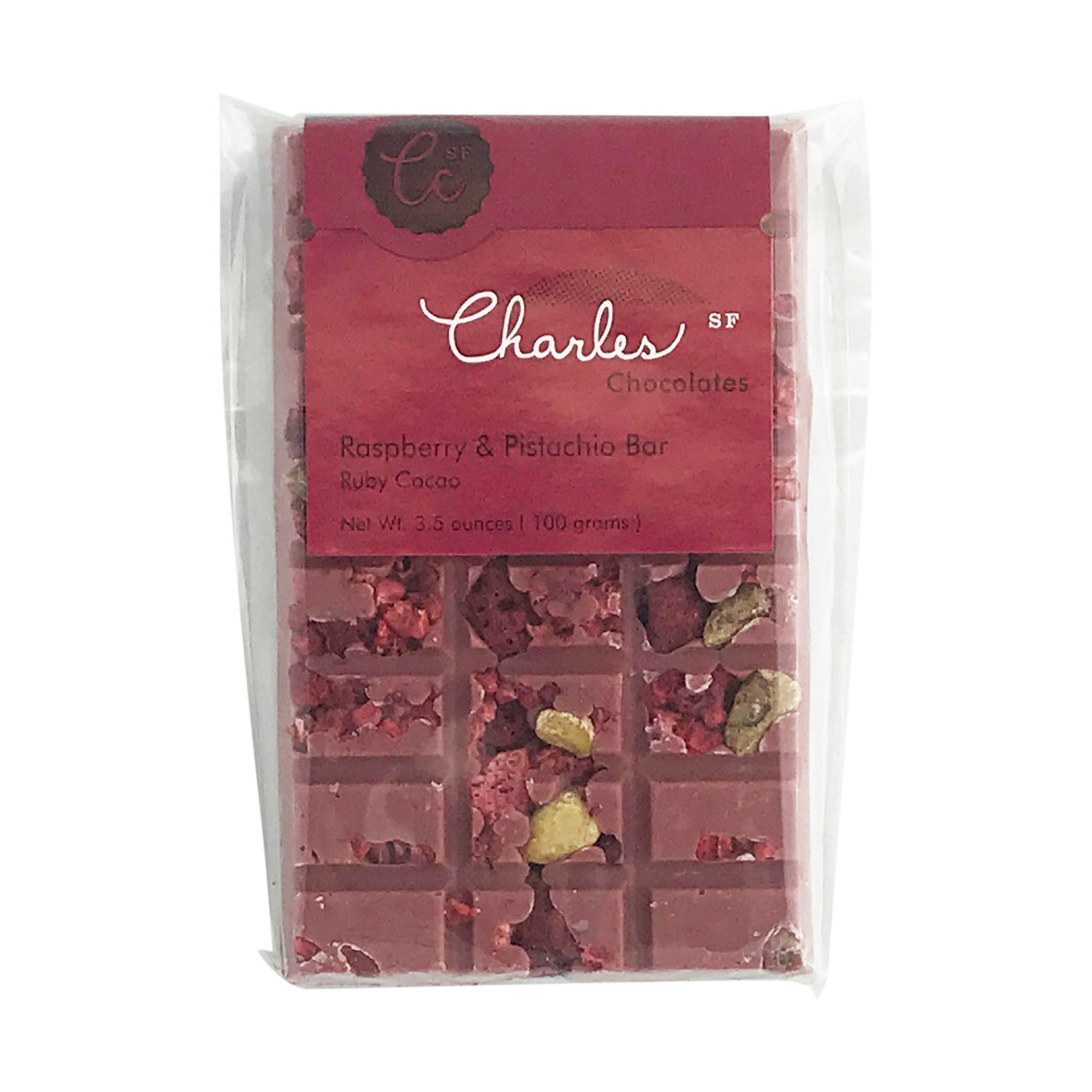 Wholesale CC Ruby Raspberry Pistachio Bar 3.5 oz-12ct Case Bulk