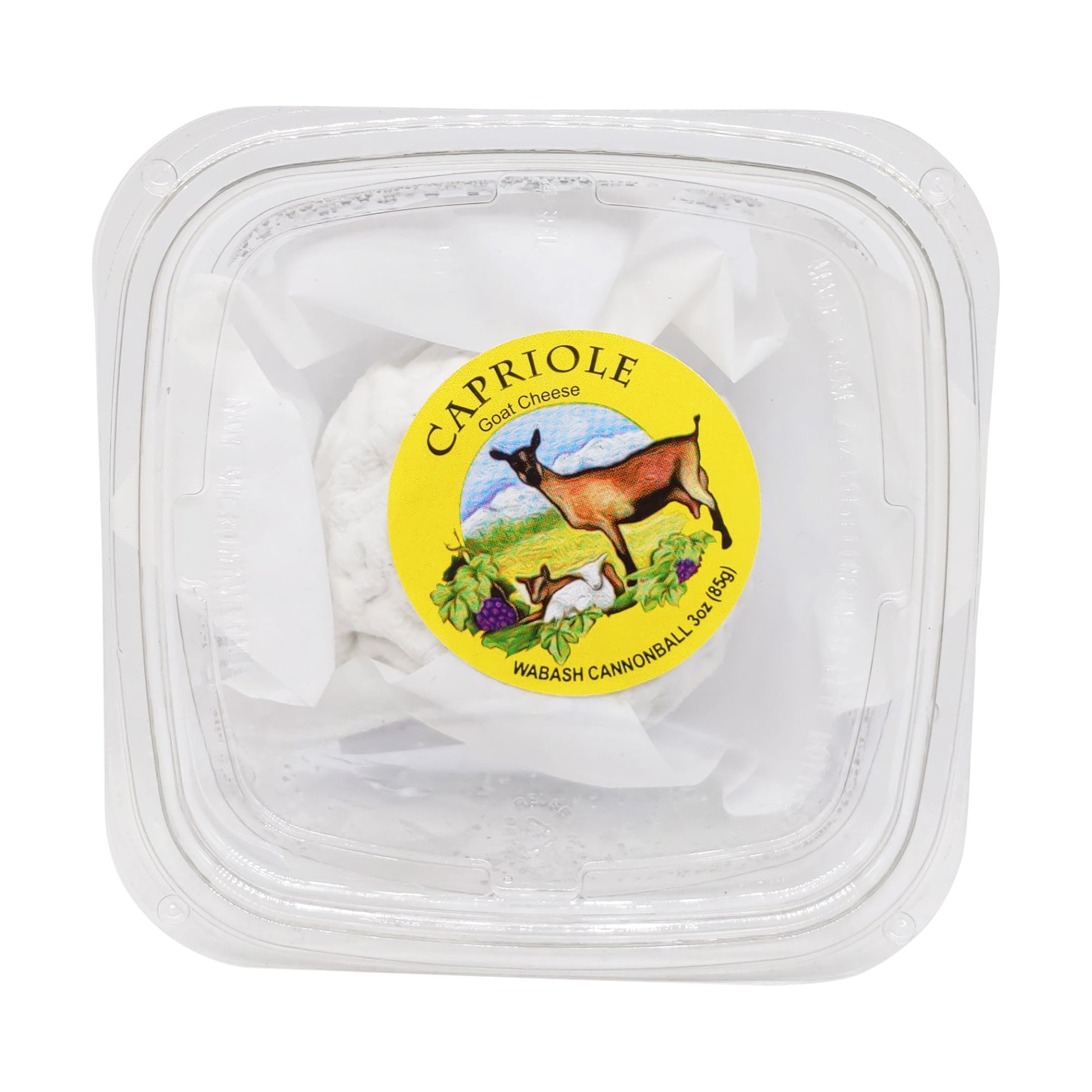 Wholesale Capriole Wabash Cannonball Goat Cheese 3 oz- Bulk