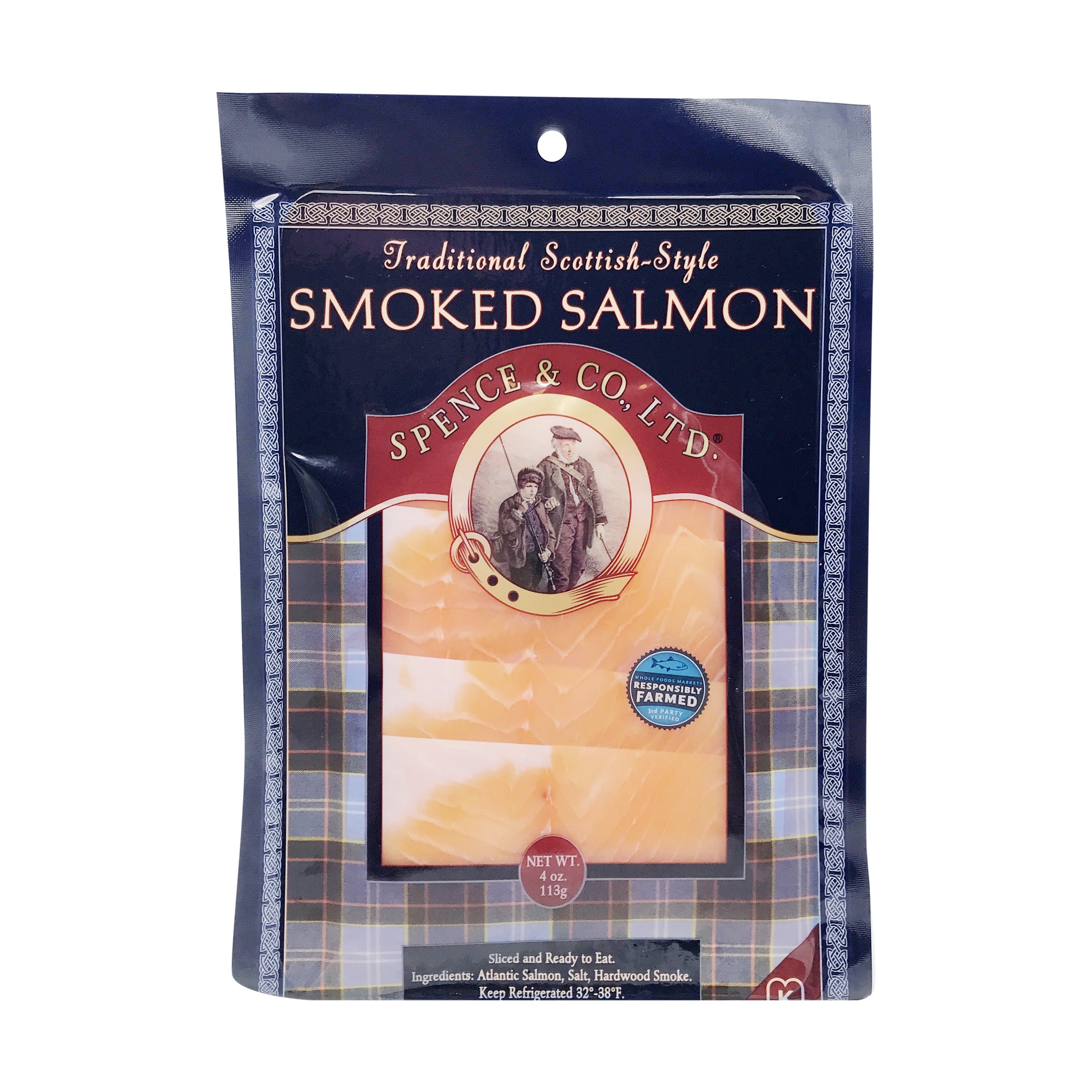 Spence & Co Traditional Scottish Style Smoked Salmon 4oz 6ct