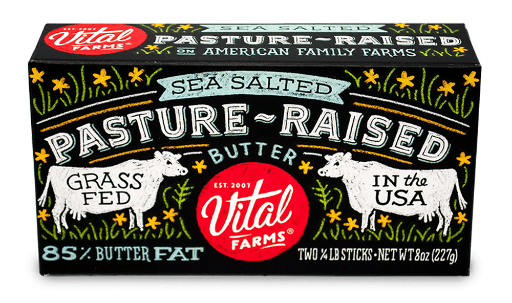 Vital Farms Pasture-Raised Sea Salted Butter 8 Oz