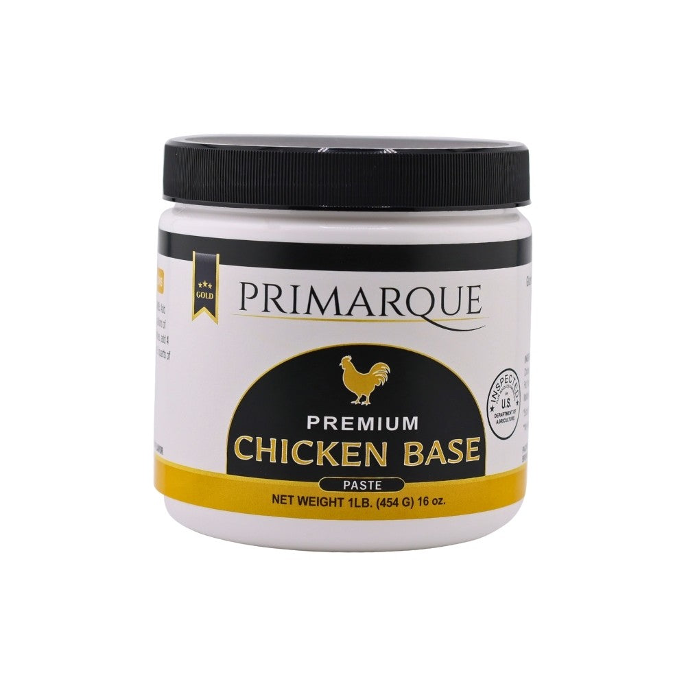 Wholesale Primarque Gold No Msg Chicken Base Paste Gold | 1 lb- Bulk