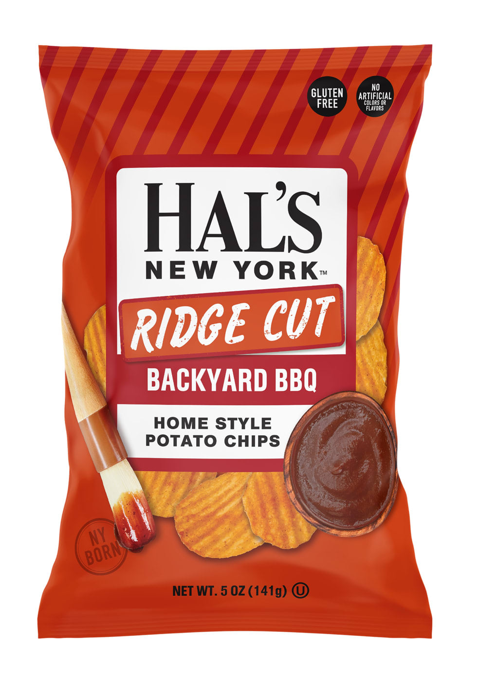 Wholesale Hals Ny Chips 12/Large Ridge Backyard Bbq- Bulk
