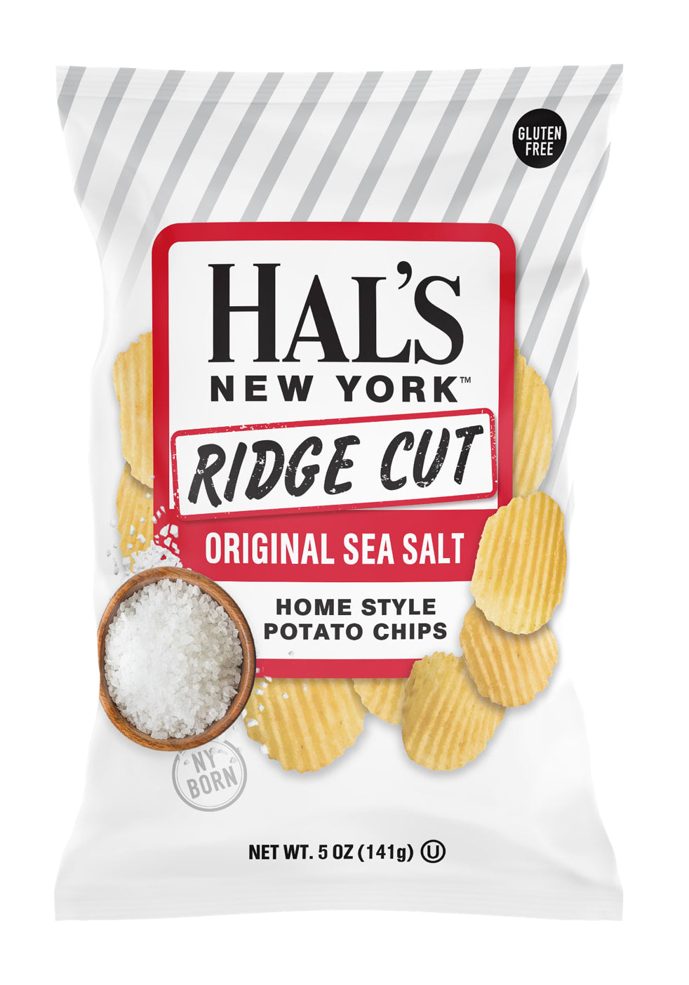 Wholesale Hals Ny Chips 12/Large Ridge Sea Salt- Bulk