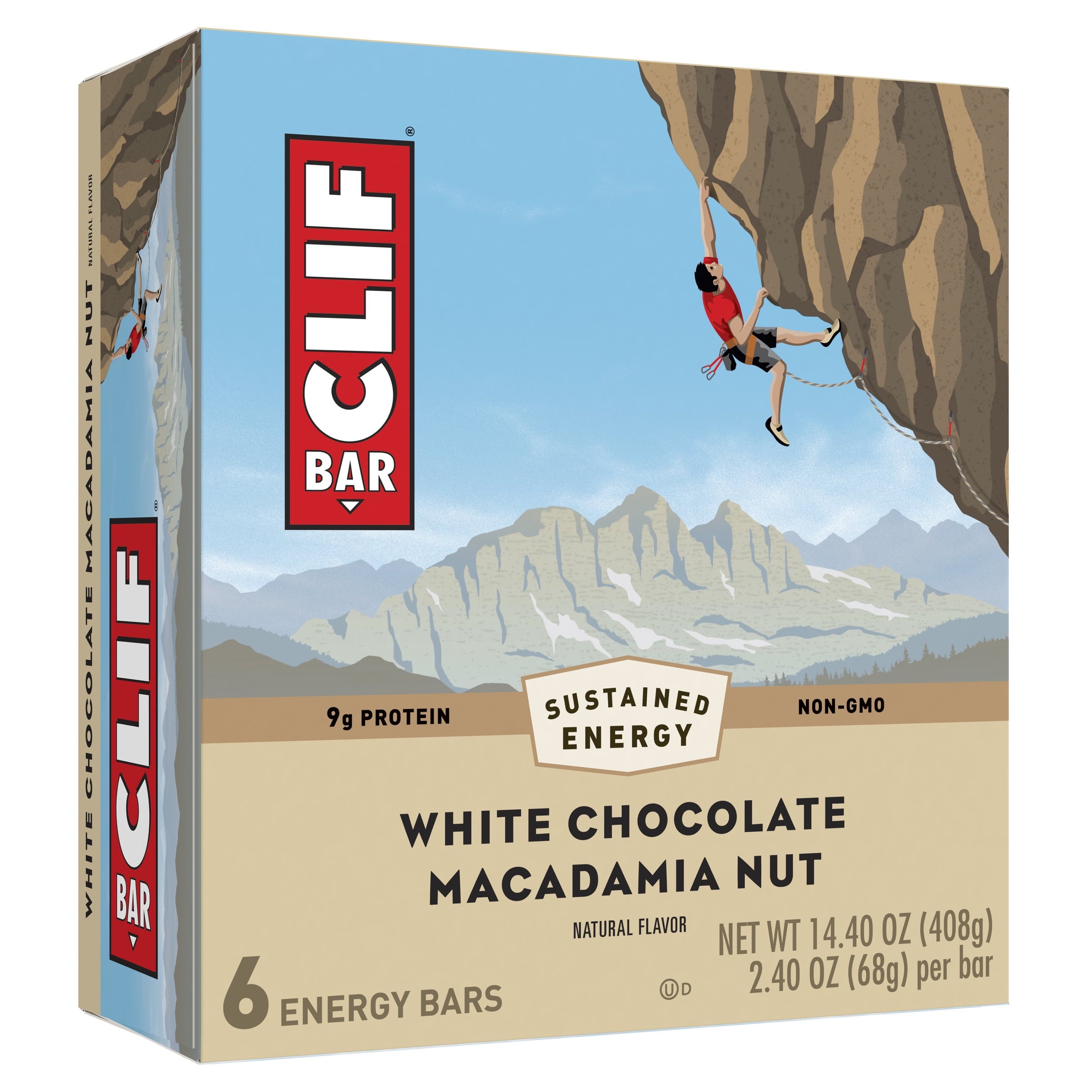 Clif Energy Bars White Chocolate Macadamia Nut 14.40 Oz Box