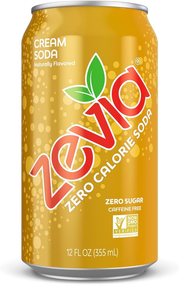 Zevia Soda Zero Cream 12 Oz