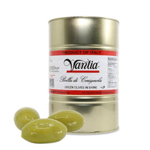 Wholesale Vantia Green Cerignola Olives TNS 5 lb- Bulk