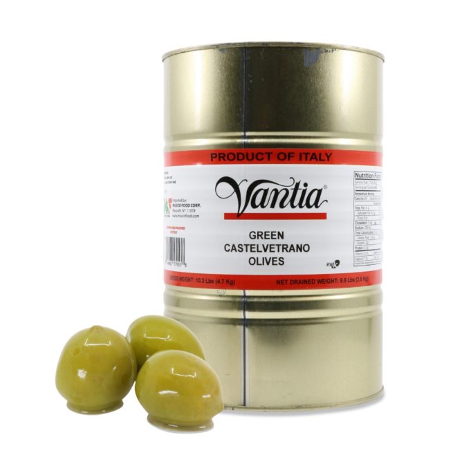 Wholesale Vantia Castelvetrano Olives TNS 5 lb- Bulk