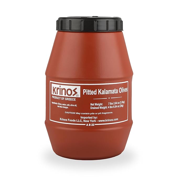 Wholesale Krinos Kalamata Olives - Giant 12kg keg- Bulk